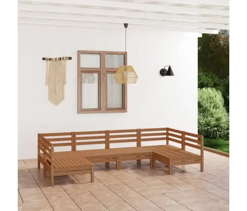 6-Osaline Aiadiivanikomplekt, Meepruun, Täismännipuit