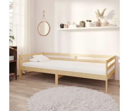 Dīvāngulta Ar Matraci, 90X200 Cm, Priedes Masīvkoks Vidaxl