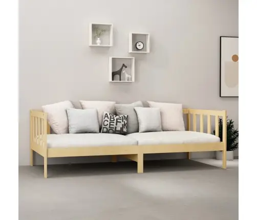 Dīvāngulta Ar Matraci, 90X200 Cm, Priedes Masīvkoks Vidaxl