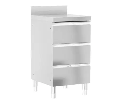 Virtuves Skapīši, 3 Gab., Nerūsējošais Tērauds Vidaxl