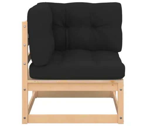 6-Daļīgs Dārza Mēbeļu Komplekts Ar Matračiem, Priedes Koks Vidaxl