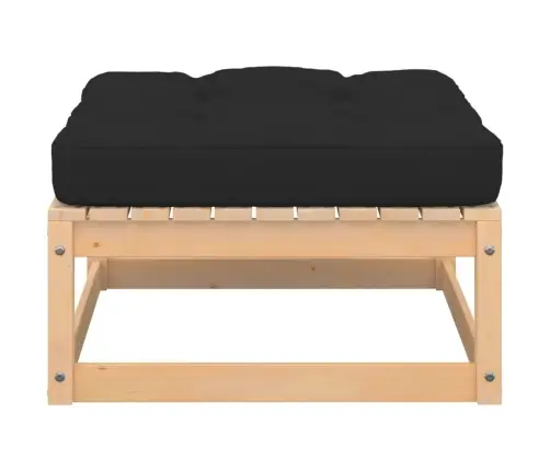 5-Daļīgs Dārza Mēbeļu Komplekts Ar Matračiem, Priedes Koks Vidaxl