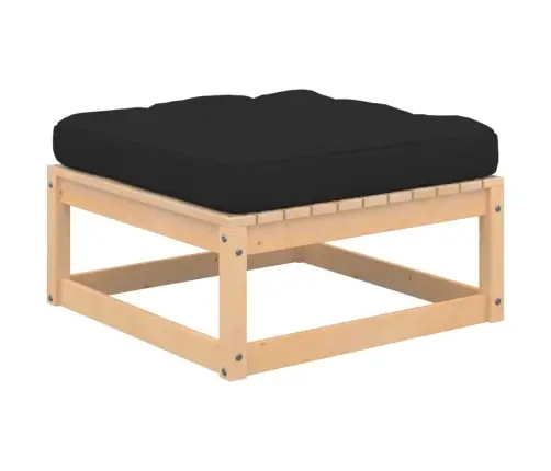 4-Osaline Aiamööblikomplekt Istmepatjadega, Männipuit