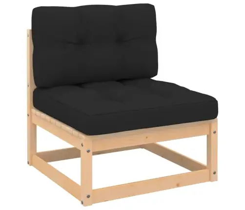 6-Osaline Aiamööbli Komplekt Patjadega, Männipuit