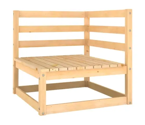 7-Osaline Aiadiivanikomplekt Patjadega, Männipuit