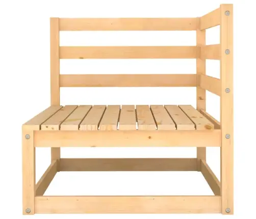 7-Osaline Aiadiivanikomplekt Patjadega, Männipuit