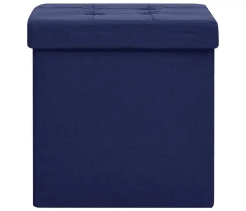 Soliņš Ar Kasti, Salokāms, Zils, Mākslīgais Lins Vidaxl