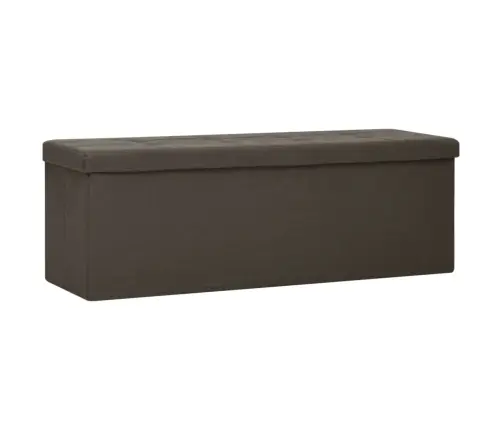 Soliņš Ar Kasti, Tumši Brūns, Mākslīgais Lins Vidaxl