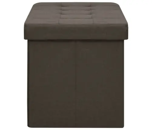 Soliņš Ar Kasti, Tumši Brūns, Mākslīgais Lins Vidaxl