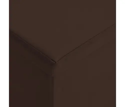 Sulankstomas Suoliukas-Daiktadėžė, Rudas, Pvc