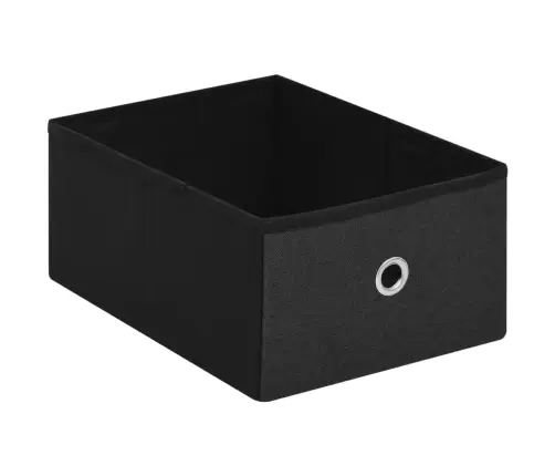 Suoliukas-Daiktadėžė, Juodas, 76X38X38cm Dirbtinis Linas