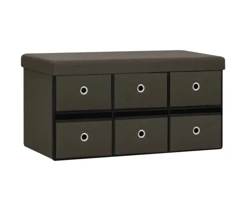 Kokkupandav Hoiupink, Tumepruun, 76X38X38 cm Kunstlina