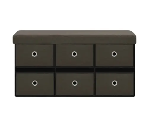 Kokkupandav Hoiupink, Tumepruun, 76X38X38 cm Kunstlina