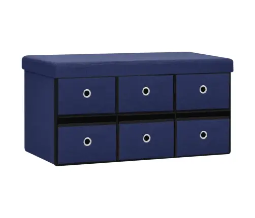 Kokkupandav Hoiupink, Sinine, 76X38X38 cm Kunstlina