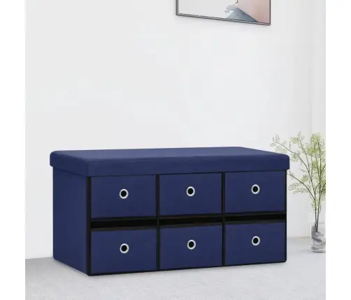 Kokkupandav Hoiupink, Sinine, 76X38X38 cm Kunstlina