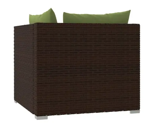 2-Kohaline Diivan Patjadega, Pruun, Polürotang