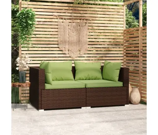 2-Kohaline Diivan Patjadega, Pruun, Polürotang