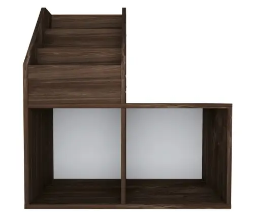 Bērnu Grāmatplaukts, Ozolkoka, 71X30X78,5 Cm, Inženierijas Koks Vidaxl