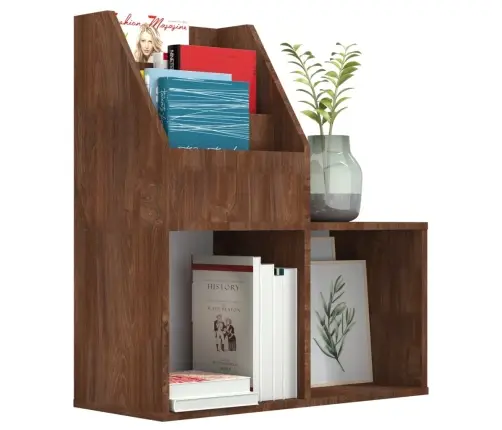 Bērnu Grāmatplaukts, Brūns, 71X30X78,5 Cm, Inženierijas Koks Vidaxl