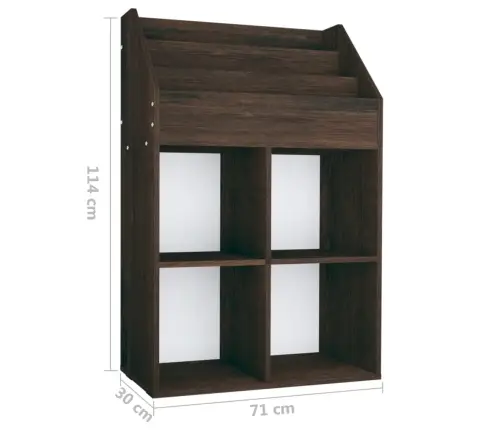 Vaikiška Lentyna Žurnalams, Dūminė, 71X30X114cm Mediena