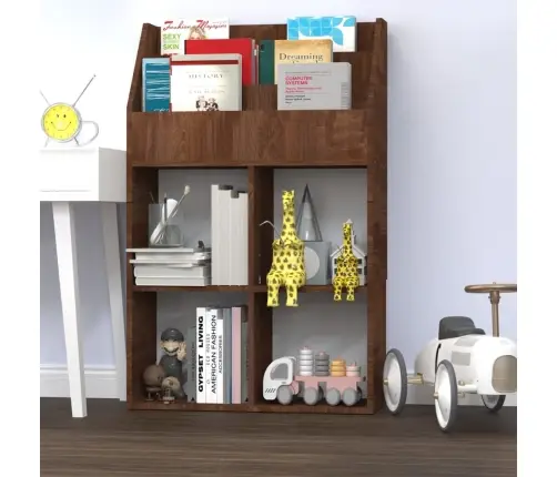 Vaikiška Lentyna Žurnalams, Ruda Ąžuolo, 71X30X114cm Mediena