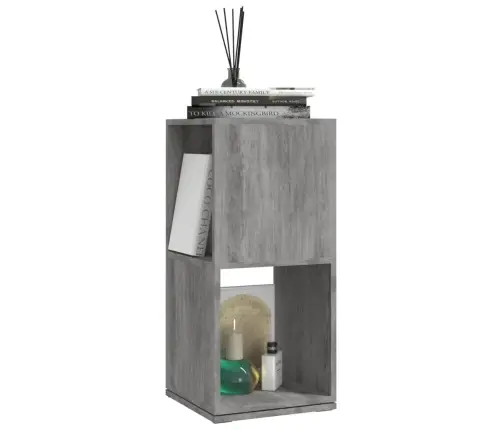 Pööratav Kapp, Betoonhall, 34,5X34,5X75,5 cm Tehispuit