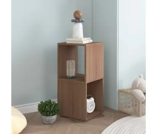 Grozāms Plaukts, Ozolkoka, 34,5X34,5X75,5 Cm, Skaidu Plāksne Vidaxl