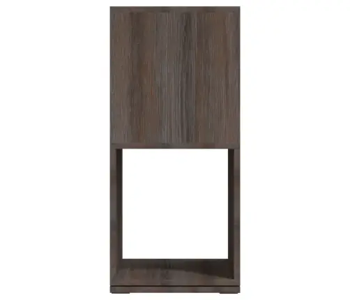 Grozāms Plaukts, Pelēks, Ozolkoka, 34,5X34,5X75,5 Cm Vidaxl