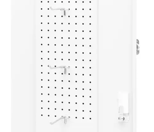 Seglu Skapis, Balts, 53X53X140 Cm, Tērauds    Vidaxl