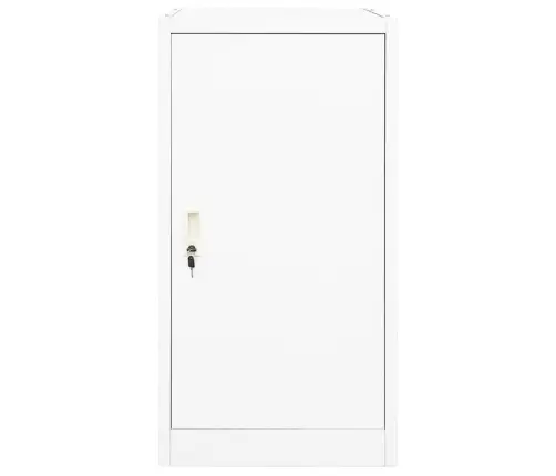 Seglu Skapis, Balts, 53X53X105 Cm, Tērauds    Vidaxl