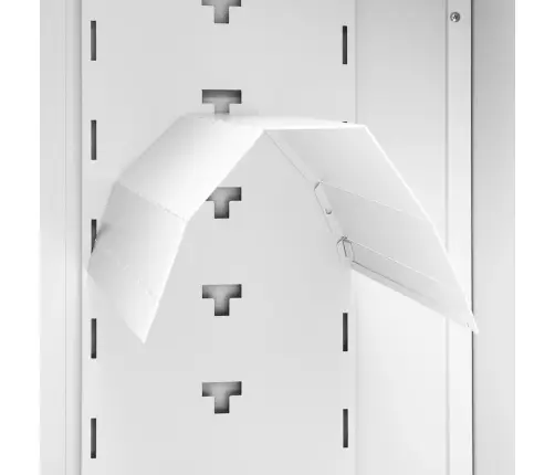 Seglu Skapis, Balts, 53X53X105 Cm, Tērauds    Vidaxl