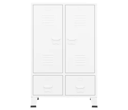 Drabužių Spinta, Baltos Spalvos, 67X35X107cm Plienas