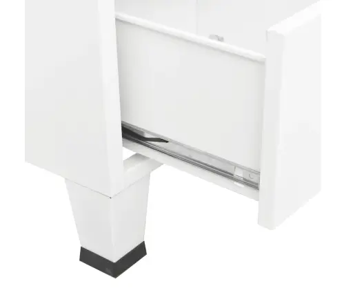 Drabužių Spinta, Baltos Spalvos, 67X35X107cm Plienas