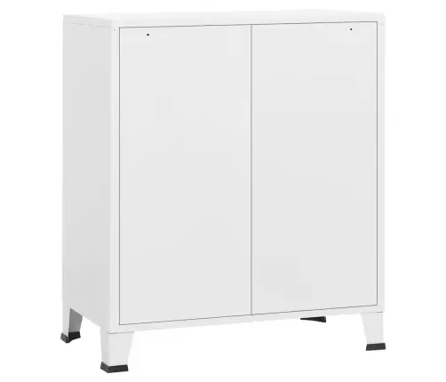 Spintelė Su Stalčiais, Balta, 78X40X93cm Metalas