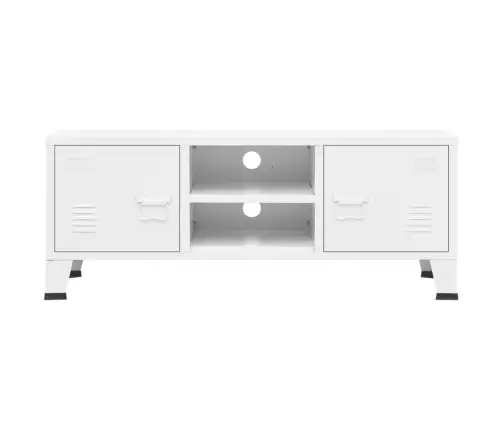 Tööstuslik Telerikapp, Valge, 105 X 35 X 42 cm Metall