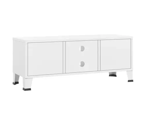 Tööstuslik Telerikapp, Valge, 105 X 35 X 42 cm Metall