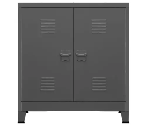 Uzglabāšanas Skapis, Industriāls, Pelēks, 90X40X100 Cm, Tērauds Vidaxl