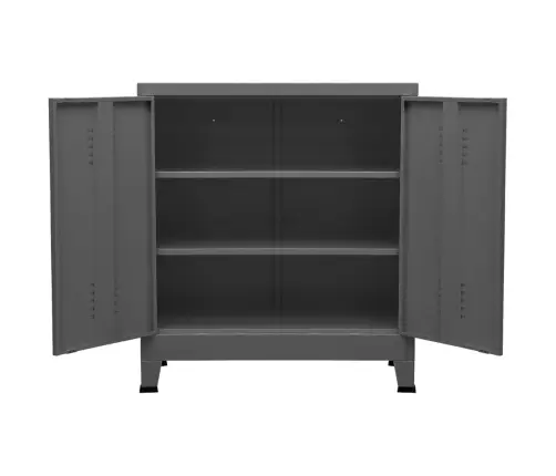 Uzglabāšanas Skapis, Industriāls, Pelēks, 90X40X100 Cm, Tērauds Vidaxl