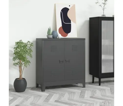 Uzglabāšanas Skapis, Industriāls, Pelēks, 90X40X100 Cm, Tērauds Vidaxl