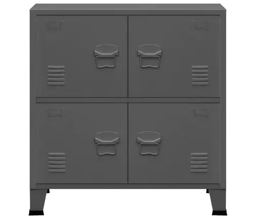 Sandėliavimo Spintelė, Antracito, 75X40X80cm Plienas