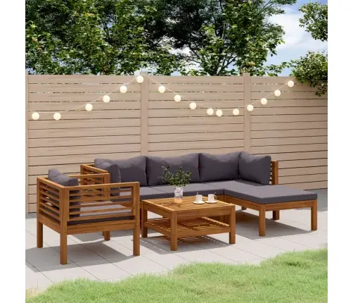 6-Osaline Aiadiivanikomplekt Patjadega, Akaatsiapuit