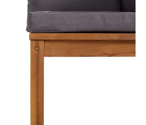 Sodo Baldų Komplektas Su Pagalvėmis, 8 Dalių, Akacijos Masyvas