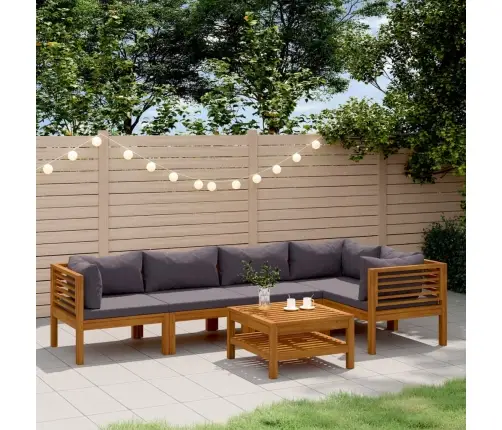 6-Osaline Aiadiivanikomplekt Patjadega, Akaatsiapuit