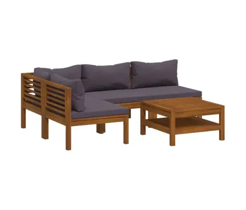 5-Osaline Aiadiivanikomplekt Patjadega, Akaatsiapuit