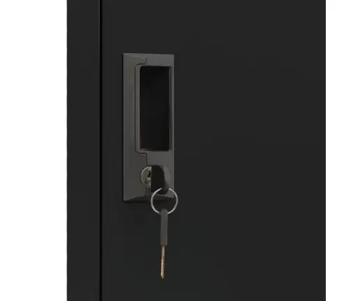 Persirengimo Spintelė, Juodos Spalvos, 38X45X180cm Plienas