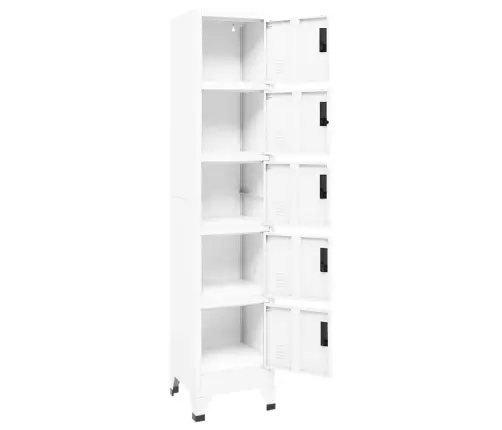 Lukustatav Hoiukapp, Valge, 38 X 40 X 180 cm Teras