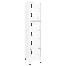 Lukustatav Hoiukapp, Valge, 38 X 40 X 180 cm Teras