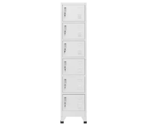 Ģērbtuves Skapis, Gaiši Pelēks, 38X40X180 Cm, Tērauds Vidaxl