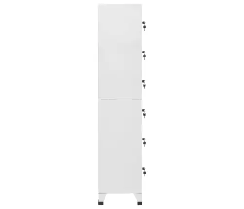 Ģērbtuves Skapis, Gaiši Pelēks, 38X40X180 Cm, Tērauds Vidaxl