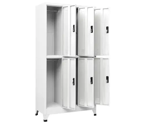 Ģērbtuves Skapis, Balts, 90X45X180 Cm, Tērauds Vidaxl